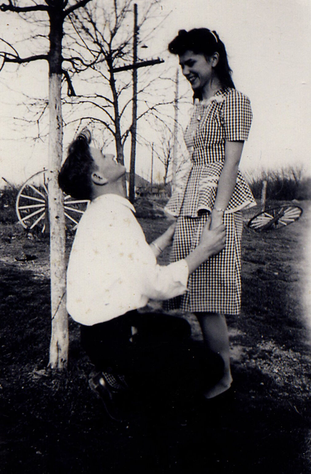 Tracy and Dorothy, high school sweethears